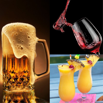 Beer, Wine, Soft Drinks